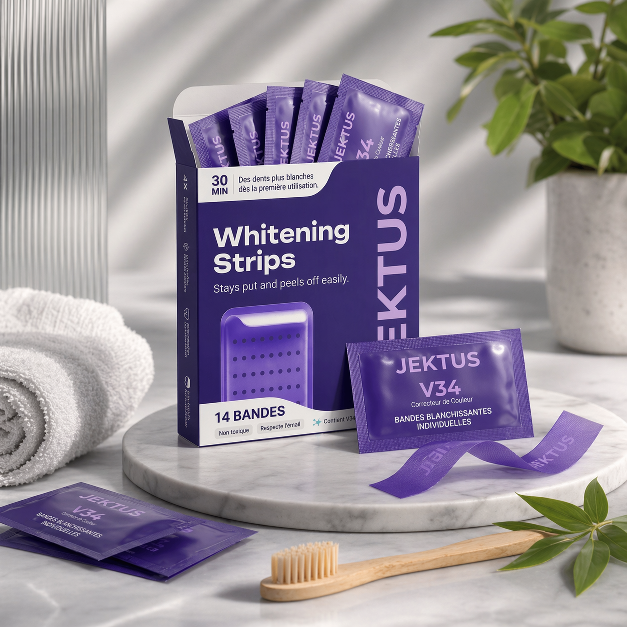 Jektus whitening strips
